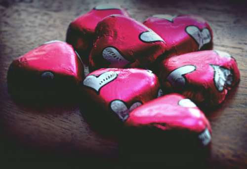 chocolate candy hearts heart sweets