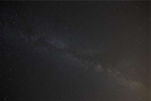 sky stars night evening galaxy