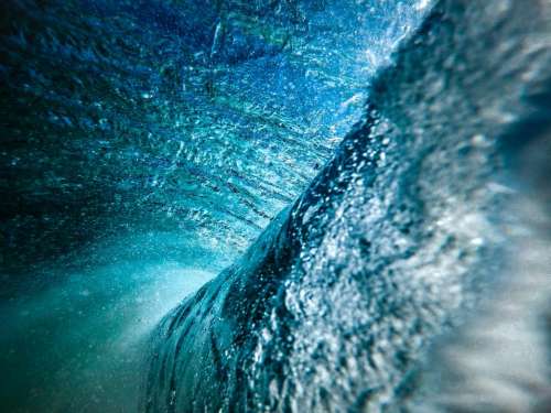ocean water waves blue water
