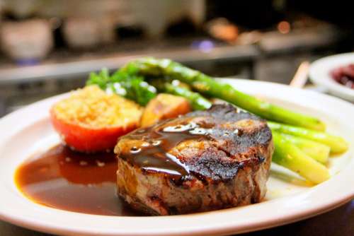steak asparagus barbecue bbq beef