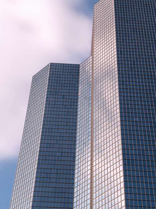 skyscraper architecture building offices city