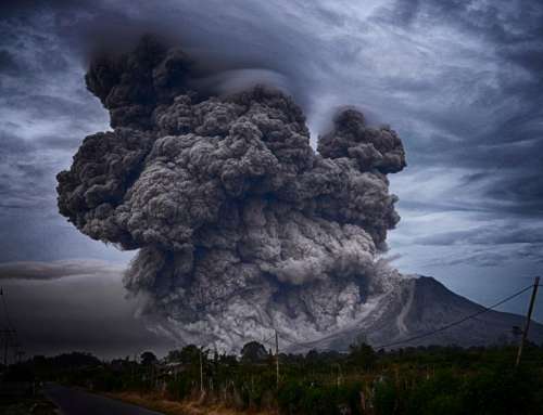 volcano explosion nature eruption smoke