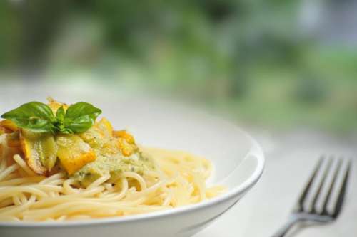 food pasta plate plating cooking