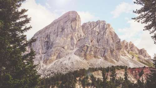 rocks hill mountain landscape view