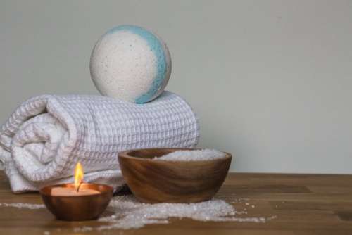 candle cloth ball styro foam pestle