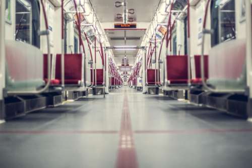 travel inside train subway underground