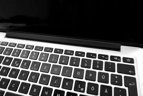 laptop computer keyboard macbook apple