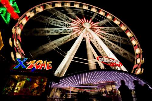 ferris wheel amusement park ride fair fun