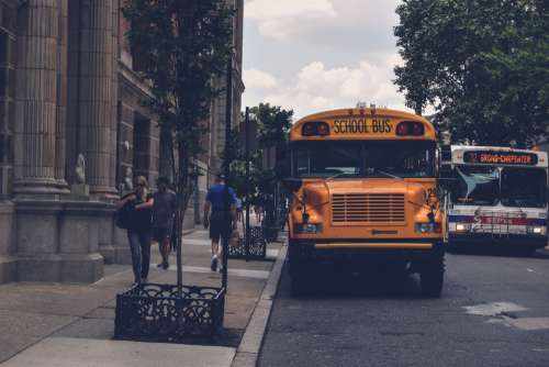 philadelphia travel school bus yellow bus