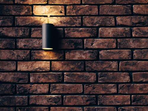 bricks wall light texture pattern