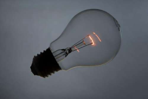 light bulb electricity lamp