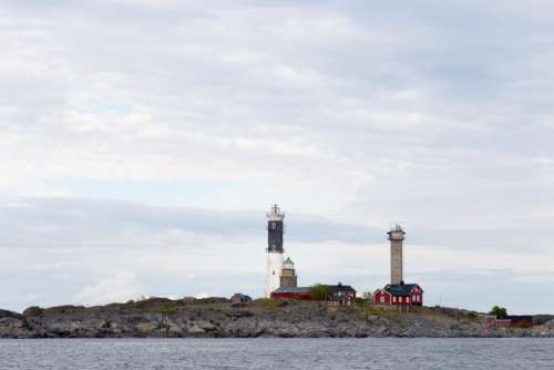 island lighthouse building structure coast