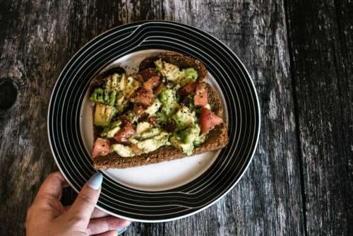 avocado toast snack healthy goodness