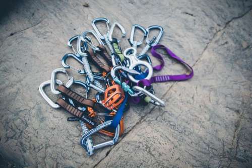 climbing accessories gear rock alloy