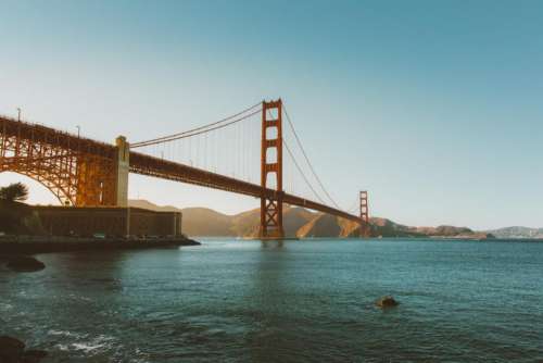 Golden Gate Bridge San Francisco architecture bay water