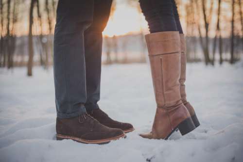 boots shoes people couple love