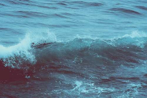 nature water crashing waves ocean