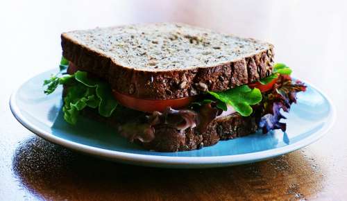 sandwich food salad bread wheat
