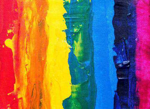 colorful paint art canvas texture