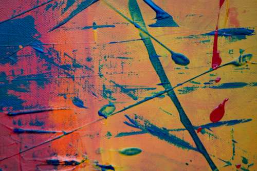 abstract art paint close up canvas