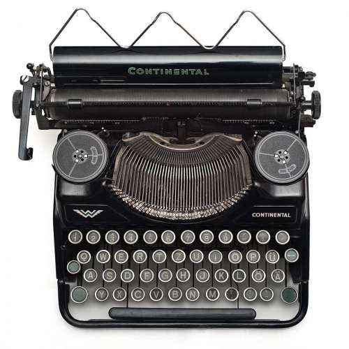 type typewriter letter novel old