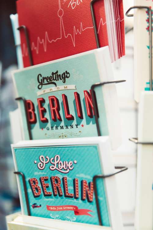 book germany bookstore blue rack