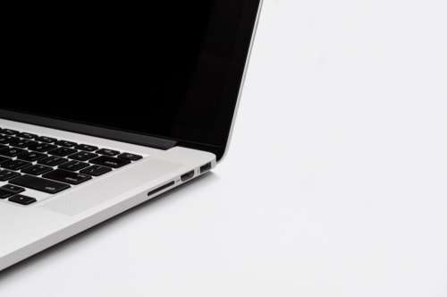laptop keyboard technology modern white