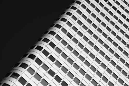 architecture building infrastructure design black and white