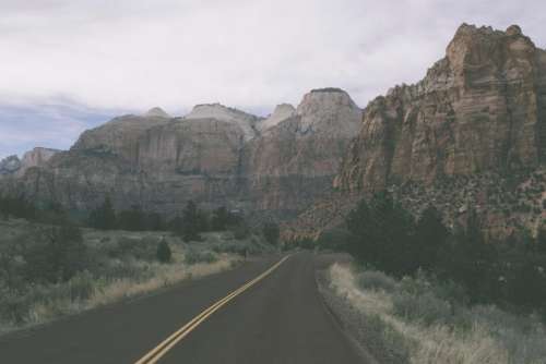 nature landscape road mountain travel