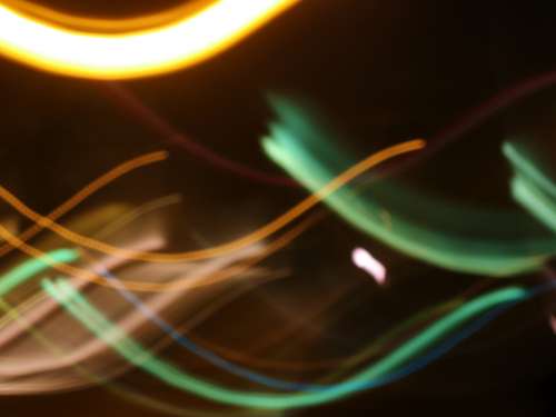lights swirls abstract lines colors
