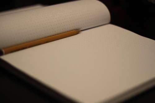 notepad notebook pencil business
