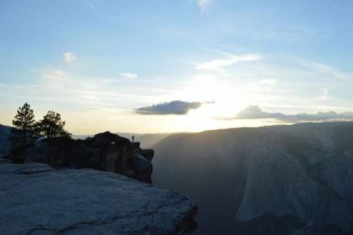 nature landscape mountains cliff rocks