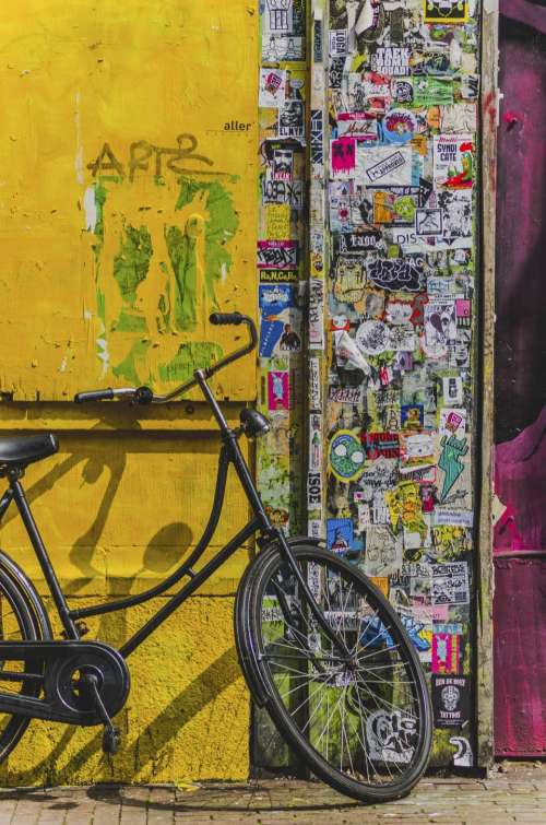 bicycle bike aesthetic stickers vandalism