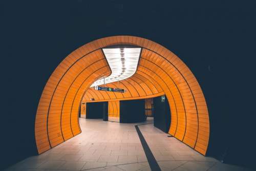 architecture tunnels subway cylinder tube