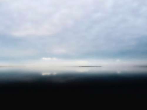 blue sky cloud blur