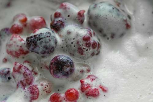 blueberry cherry fruit salad food
