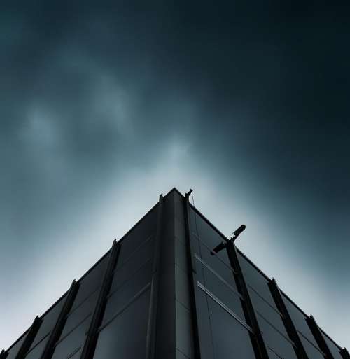 architecture building infrastructure dark sky