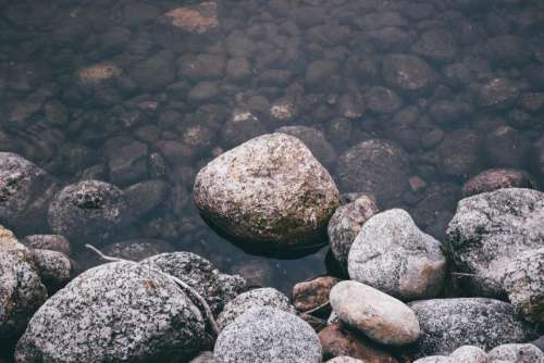 rocks stone nature water liquid