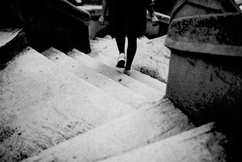 steps stairs people girl lady