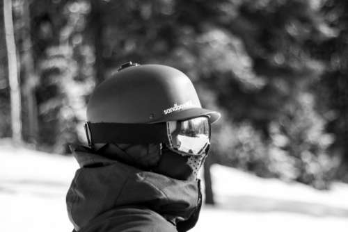 people man helmet gear ski