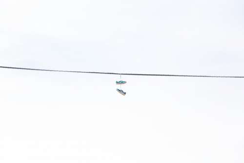 electrical power line hanging shoes