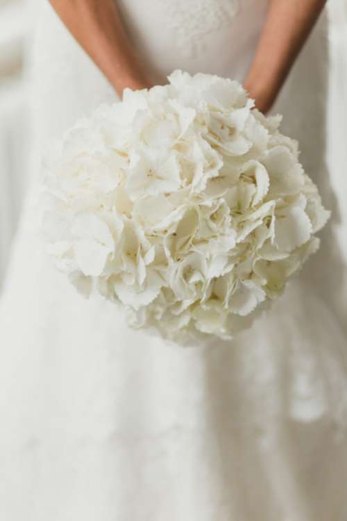 wedding bouquet flowers bride white romantic