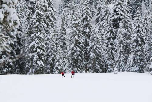 snow winter mountain hills landscape