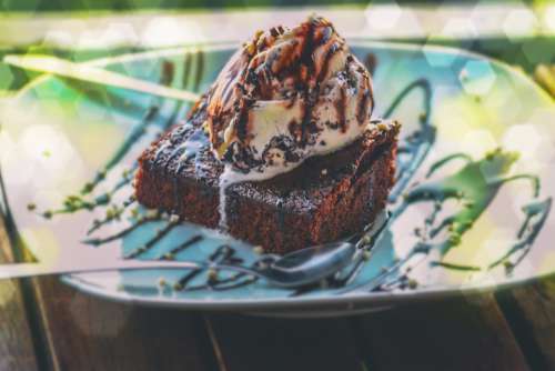 brown brownie cake chocolate food