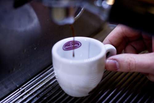 espresso machine coffee drink white