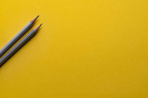 pencils yellow business drawing writing
