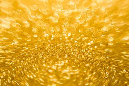 abstract gold yellow bokeh blur