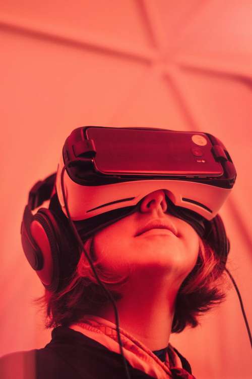 eyewear virtual reality glasses headphone