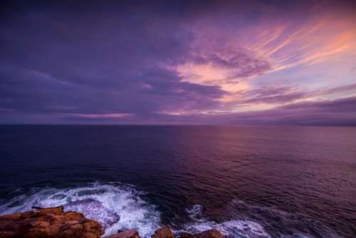 ocean sea water horizon landscape