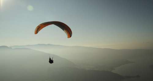 paragliding people adventure mountain outdoor